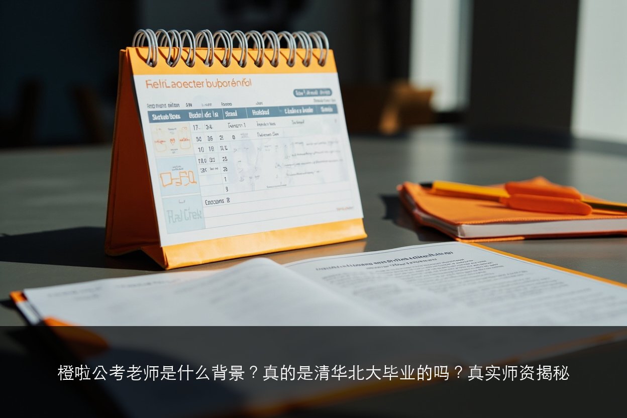 橙啦公考老师是什么背景?真的是清华北大毕业的吗?真实师资揭秘
