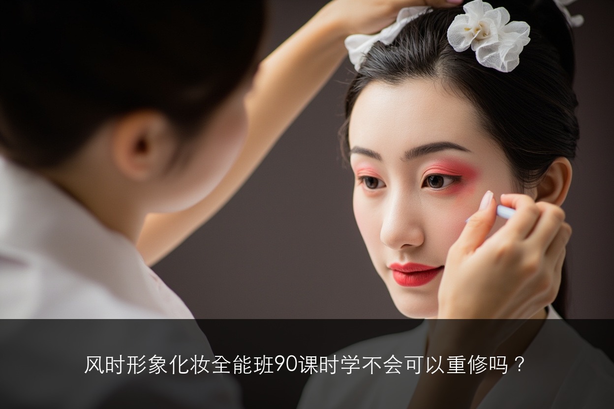 风时形象化妆全能班90课时学不会可以重修吗?
