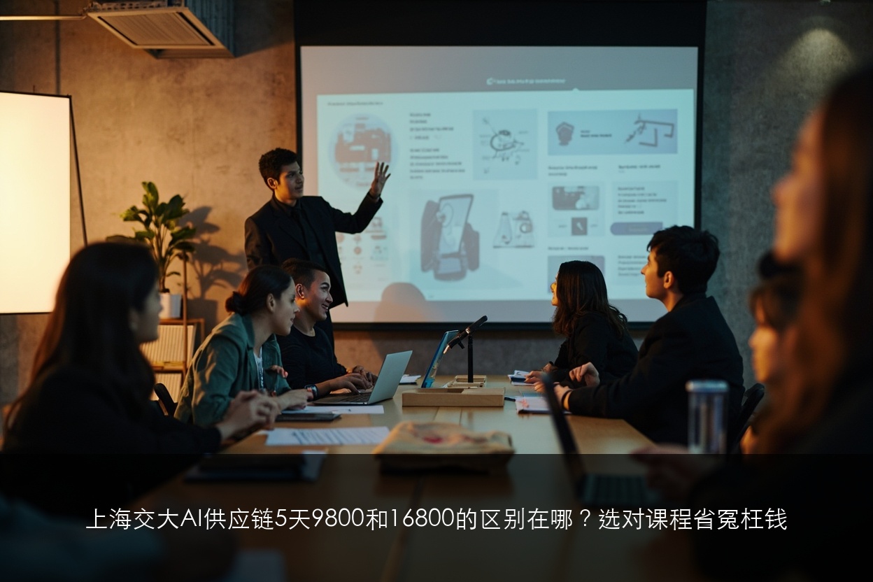 上海交大AI供应链5天9800和16800的区别在哪?选对课程省冤枉钱