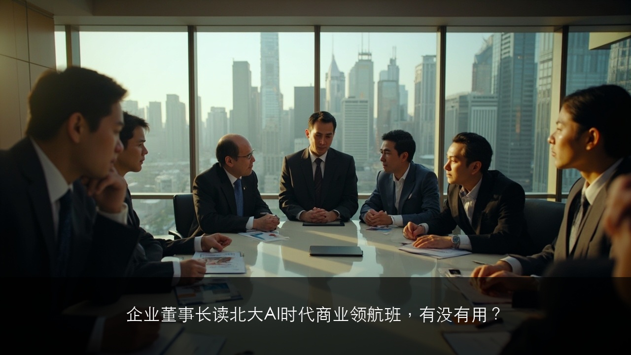 企业董事长读北大AI时代商业领航班，有没有用？