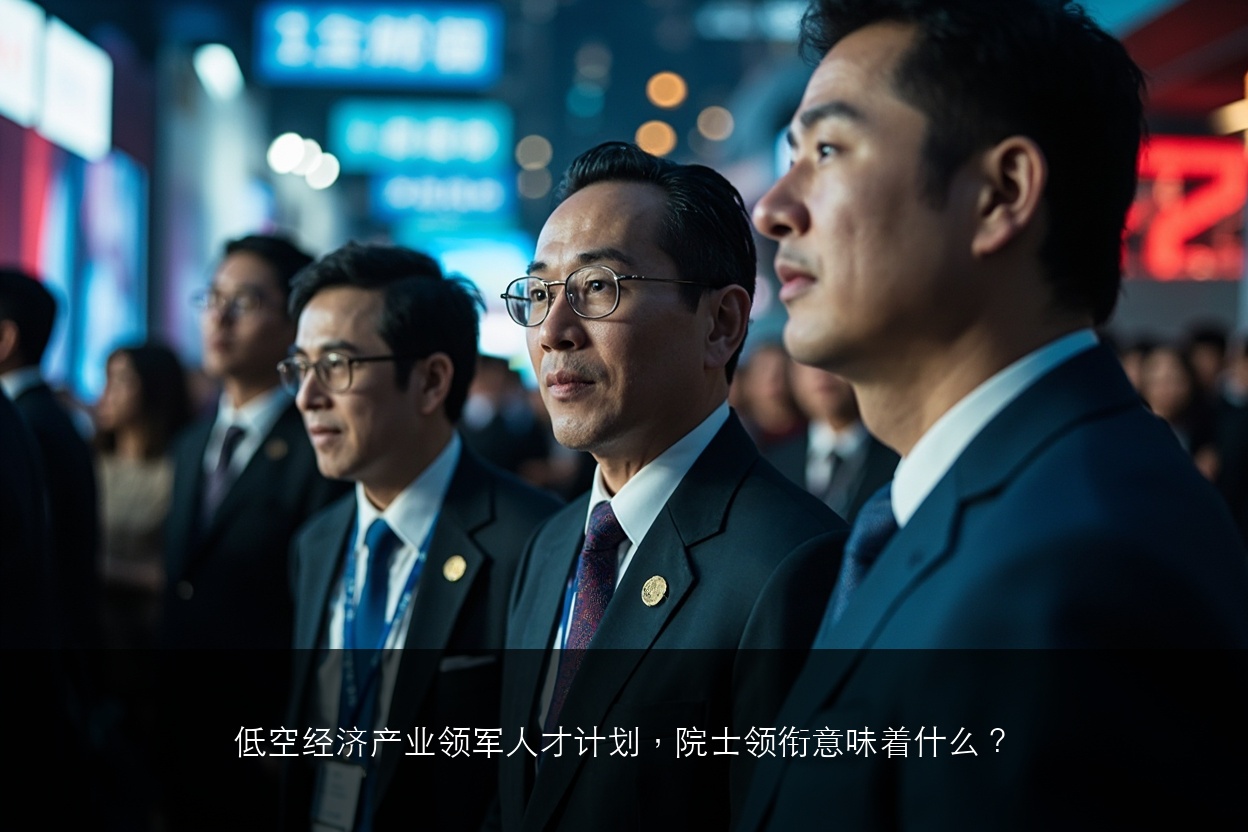 低空经济产业领军人才计划，院士领衔意味着什么？