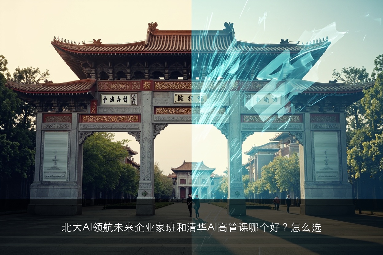 北大AI领航未来企业家班和清华AI高管课哪个好?怎么选