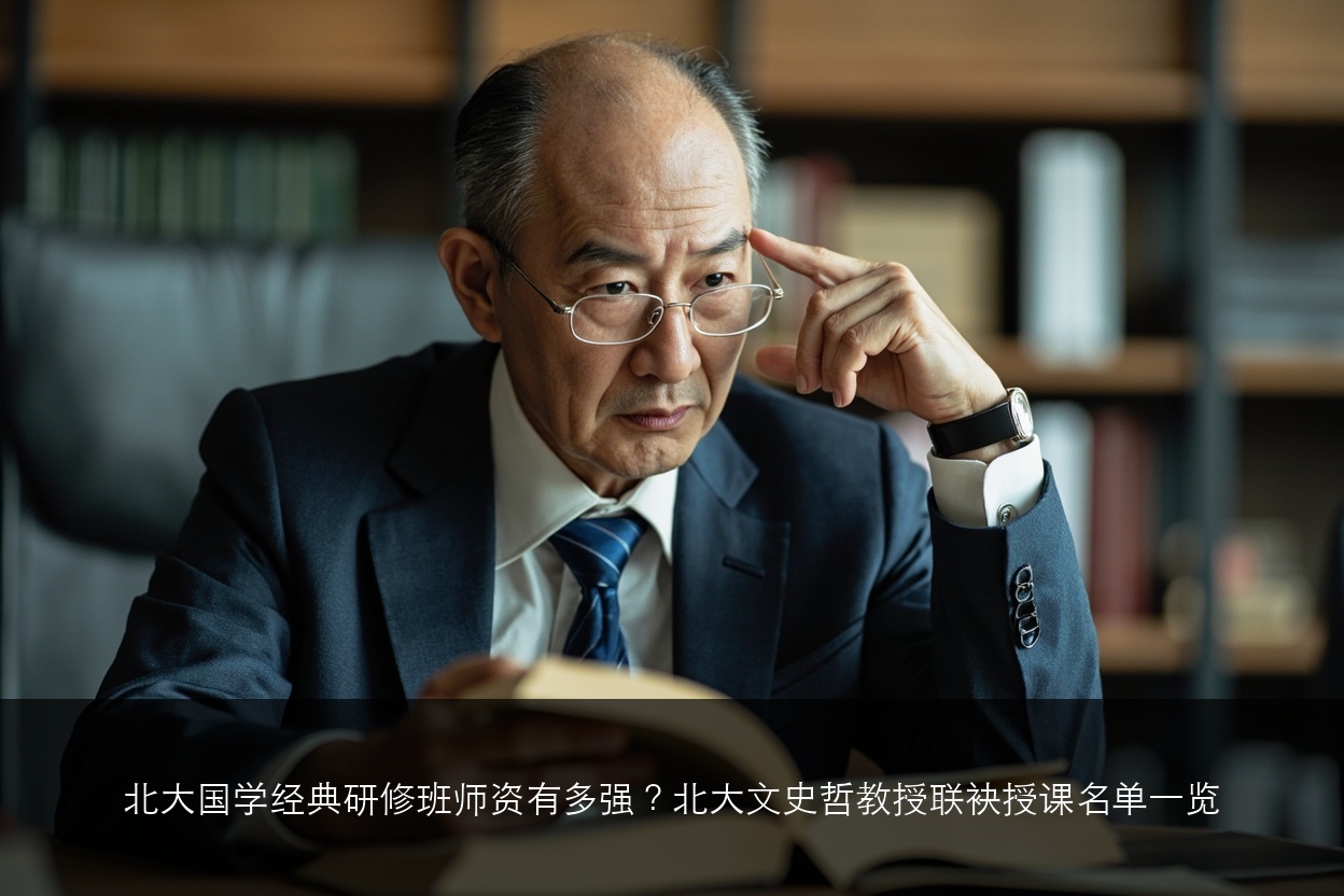 北大国学经典研修班师资有多强?北大文史哲教授联袂授课名单一览