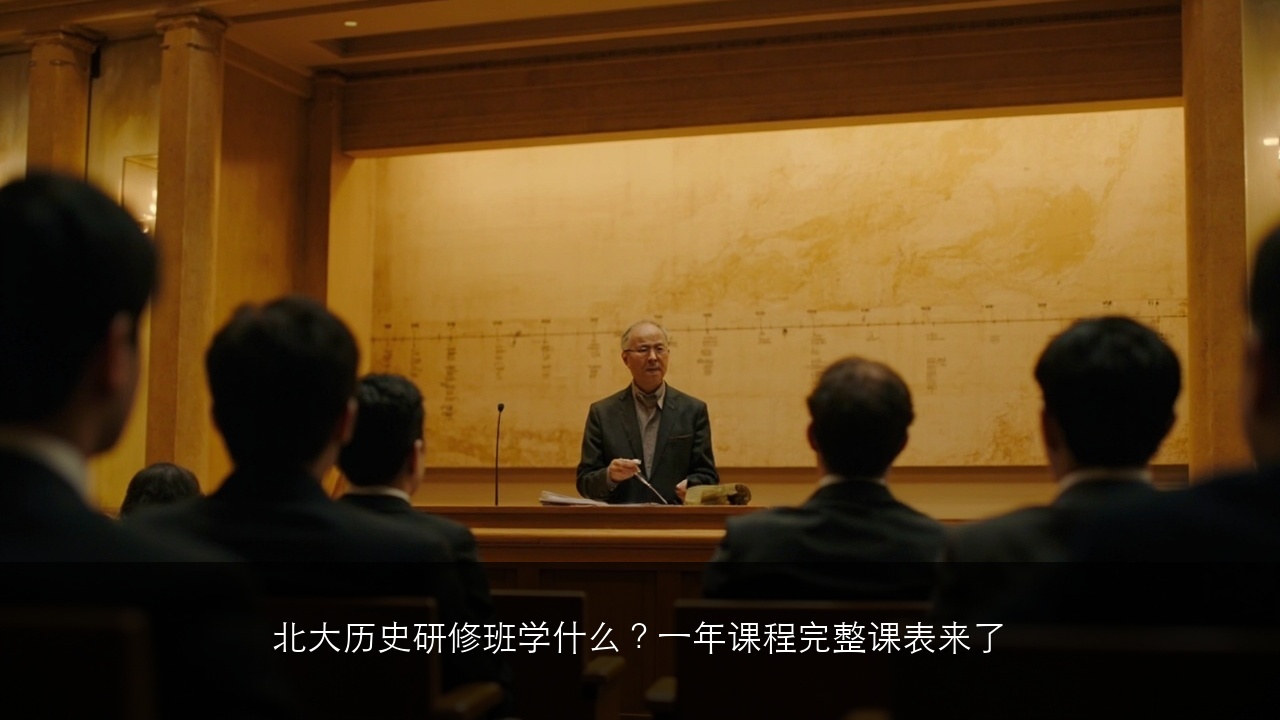 北大历史研修班学什么？一年课程完整课表来了
