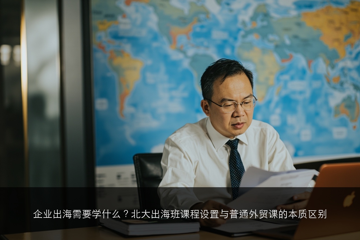 企业出海需要学什么？北大出海班课程设置与普通外贸课的本质区别