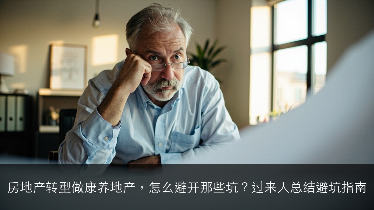 房地产转型做康养地产,怎么避开那些坑?过来人总结避坑指南