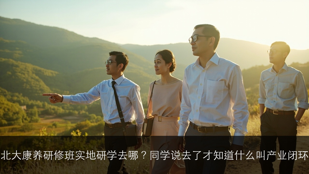 北大康养研修班实地研学去哪?同学说去了才知道什么叫产业闭环
