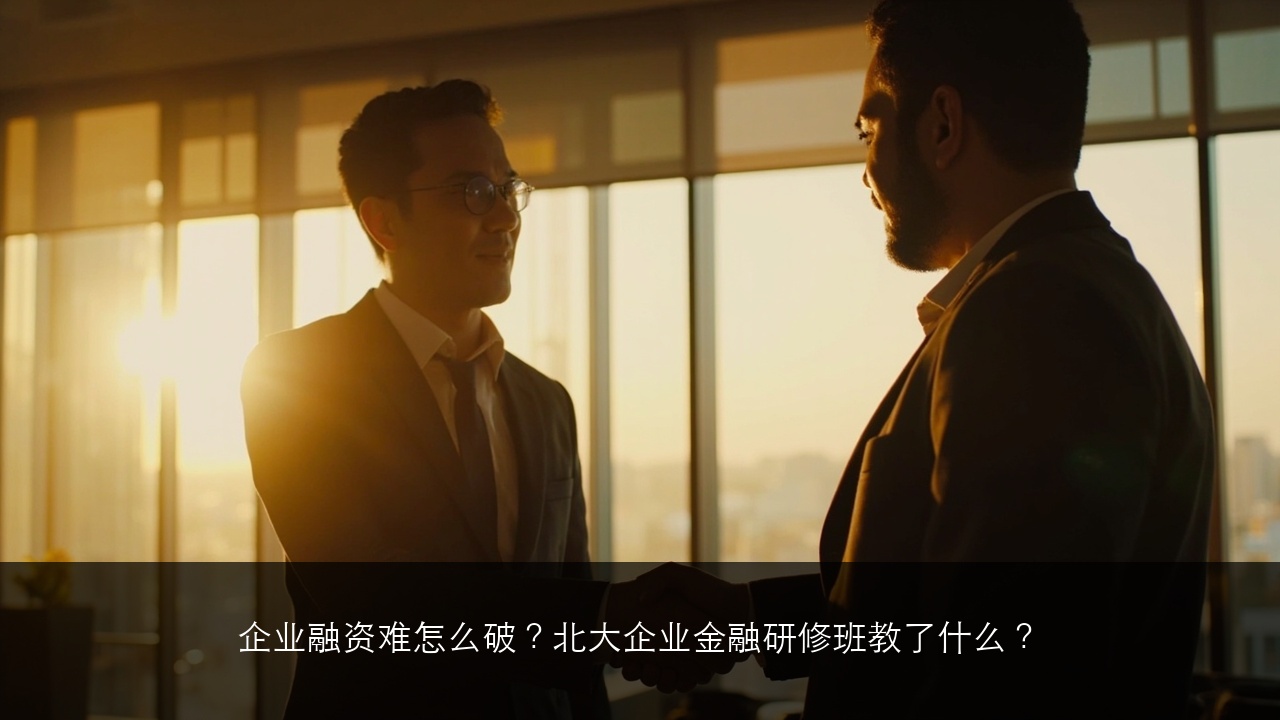 企业融资难怎么破？北大企业金融研修班教了什么？