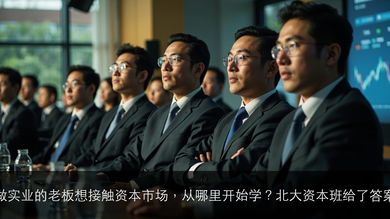 做实业的老板想接触资本市场,从哪里开始学?北大资本班给了答案