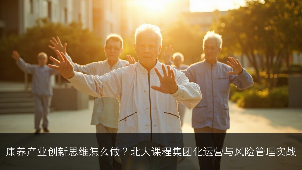 康养产业创新思维怎么做?北大课程集团化运营与风险管理实战