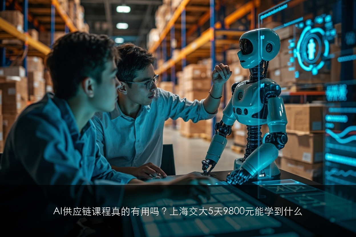 AI供应链课程真的有用吗?上海交大5天9800元能学到什么