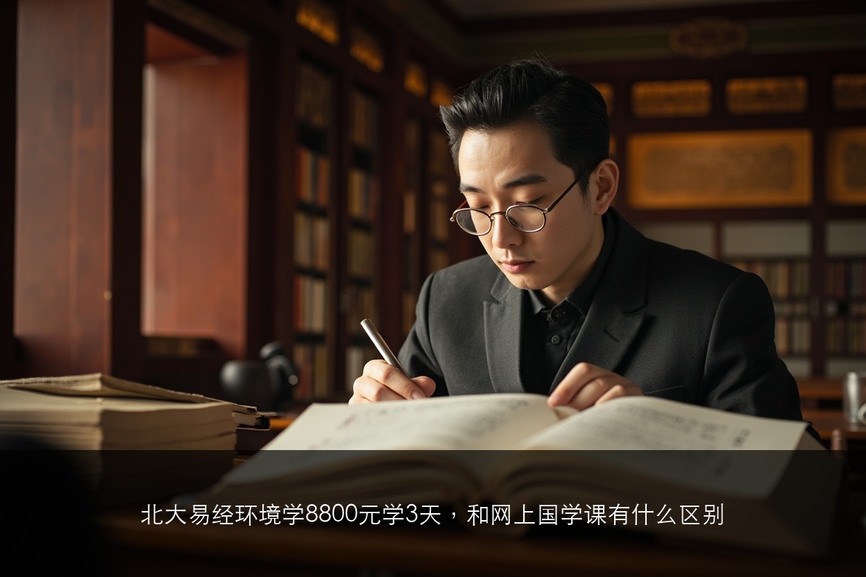 北大易经环境学8800元学3天,和网上国学课有什么区别