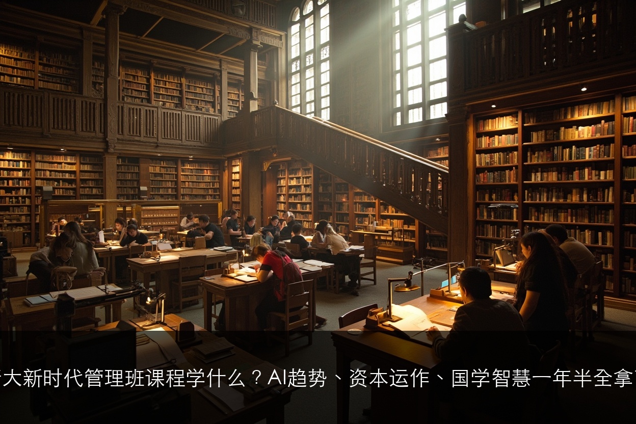 浙大新时代管理班课程学什么？AI趋势、资本运作、国学智慧一年半全拿下