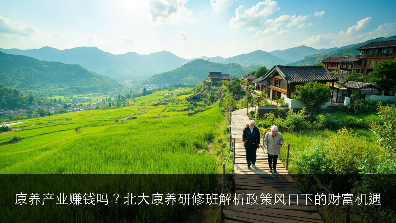 康养产业赚钱吗?北大康养研修班解析政策风口下的财富机遇