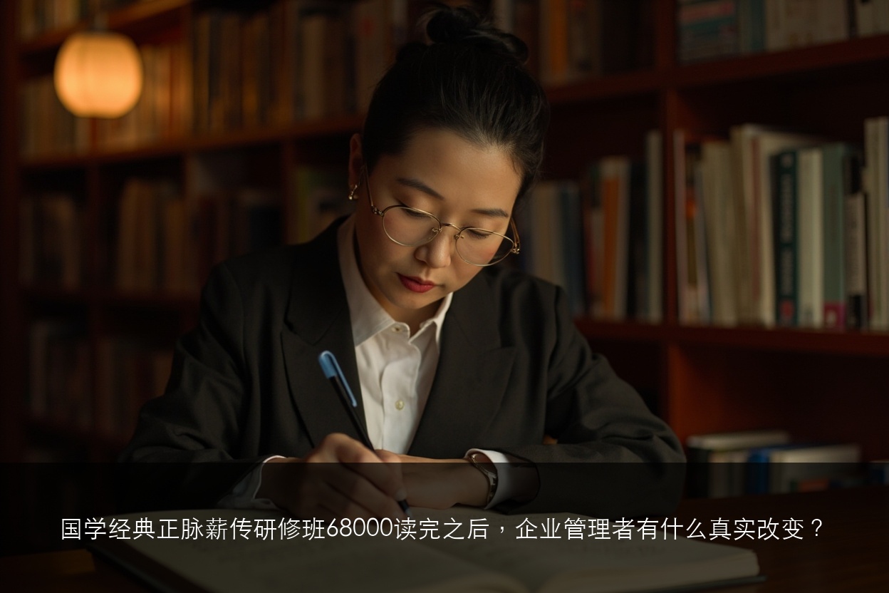 国学经典正脉薪传研修班68000读完之后，企业管理者有什么真实改变？