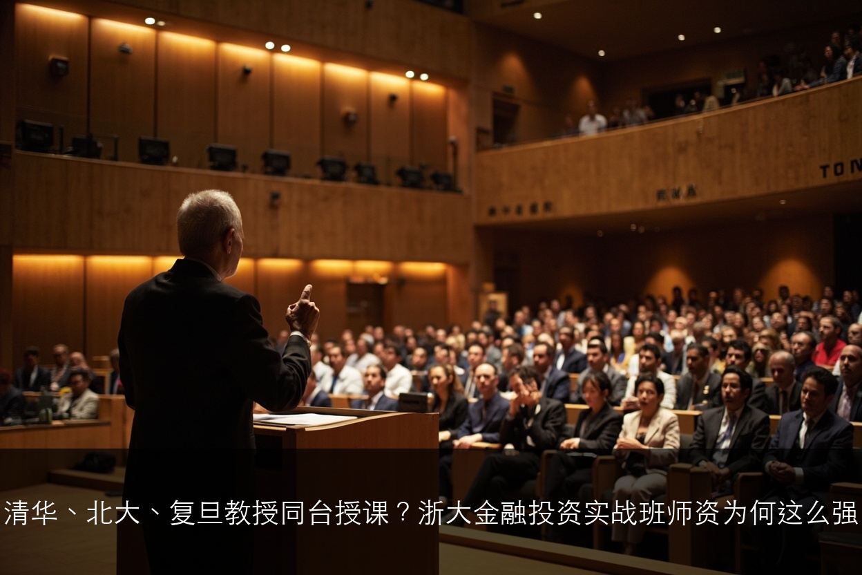 清华、北大、复旦教授同台授课？浙大金融投资实战班师资为何这么强