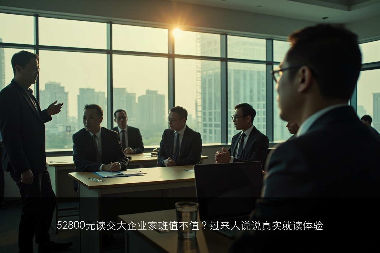 52800元读交大企业家班值不值?过来人说说真实就读体验
