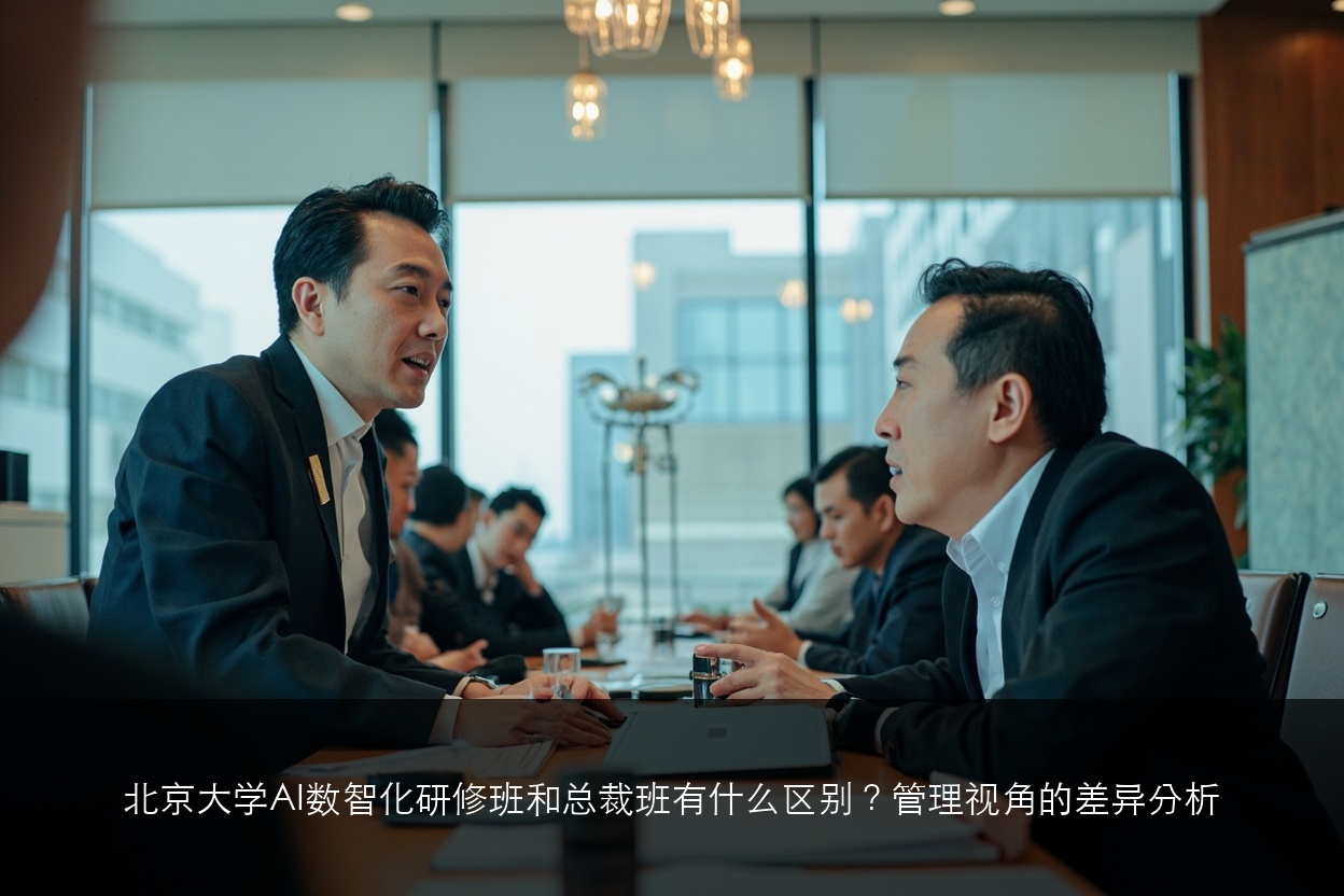 北京大学AI数智化研修班和总裁班有什么区别？管理视角的差异分析