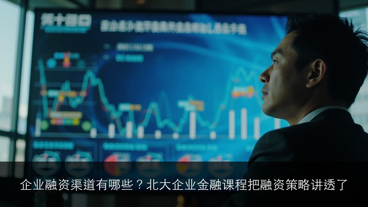 企业融资渠道有哪些?北大企业金融课程把融资策略讲透了