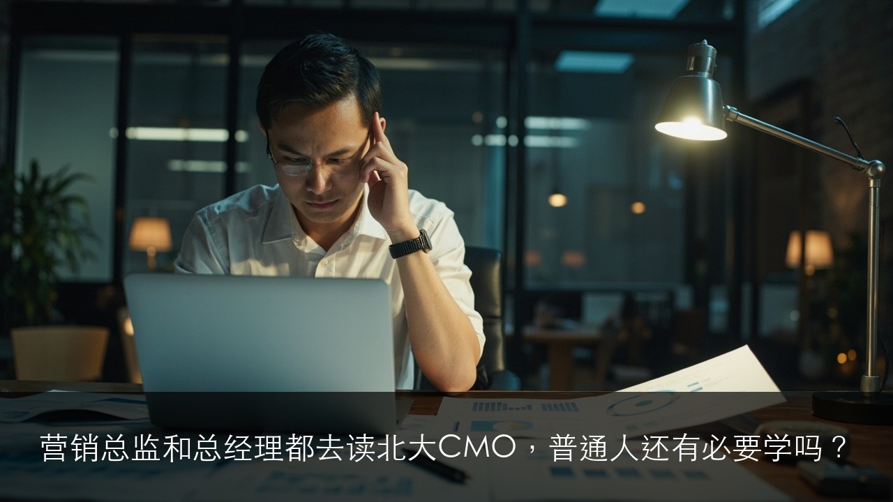 营销总监和总经理都去读北大CMO，普通人还有必要学吗？