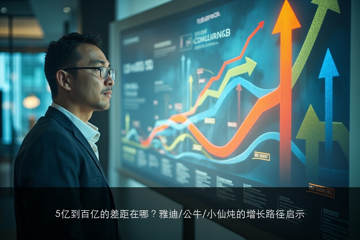 5亿到百亿的差距在哪？雅迪/公牛/小仙炖的增长路径启示