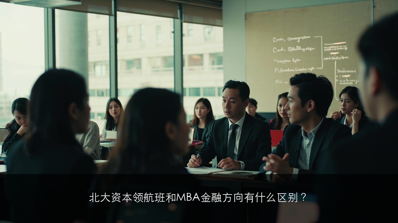 北大资本领航班和MBA金融方向有什么区别？