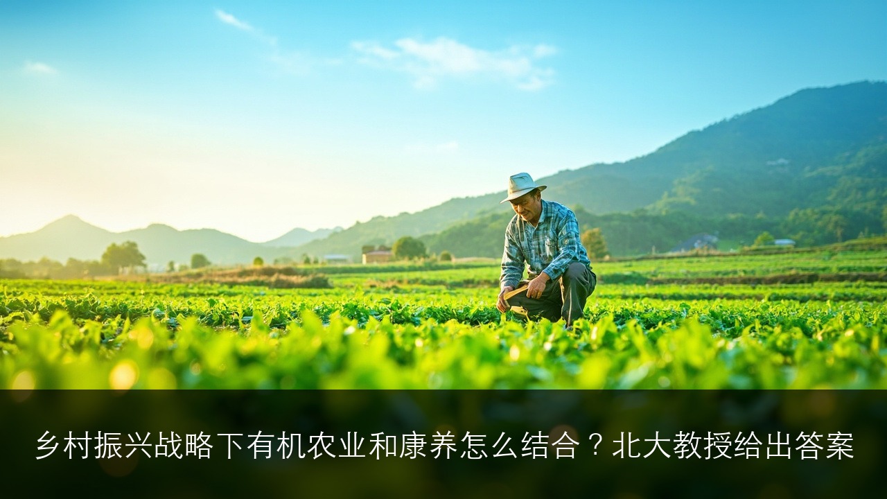 乡村振兴战略下有机农业和康养怎么结合?北大教授给出答案