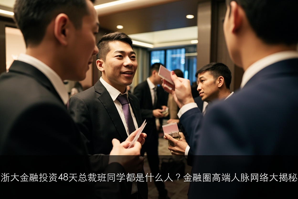 浙大金融投资48天总裁班同学都是什么人?金融圈高端人脉网络大揭秘