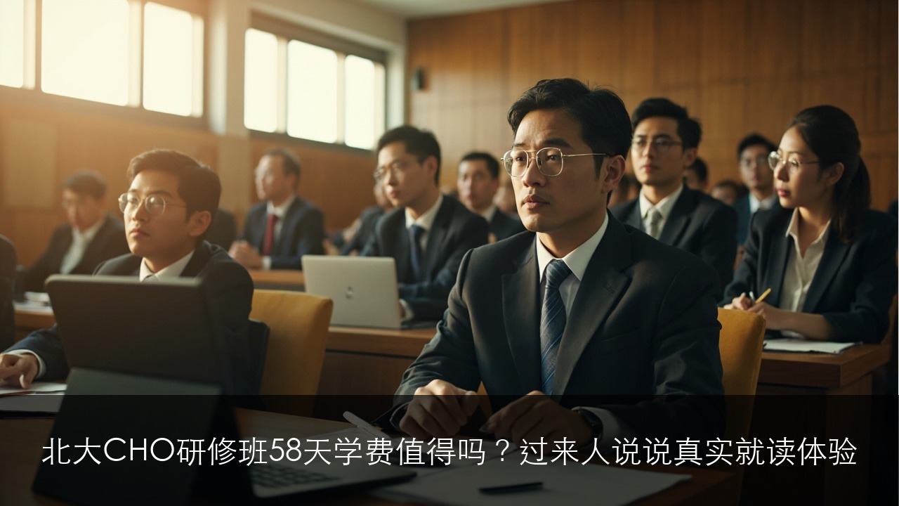 北大CHO研修班58000学费值得吗?过来人说说真实就读体验