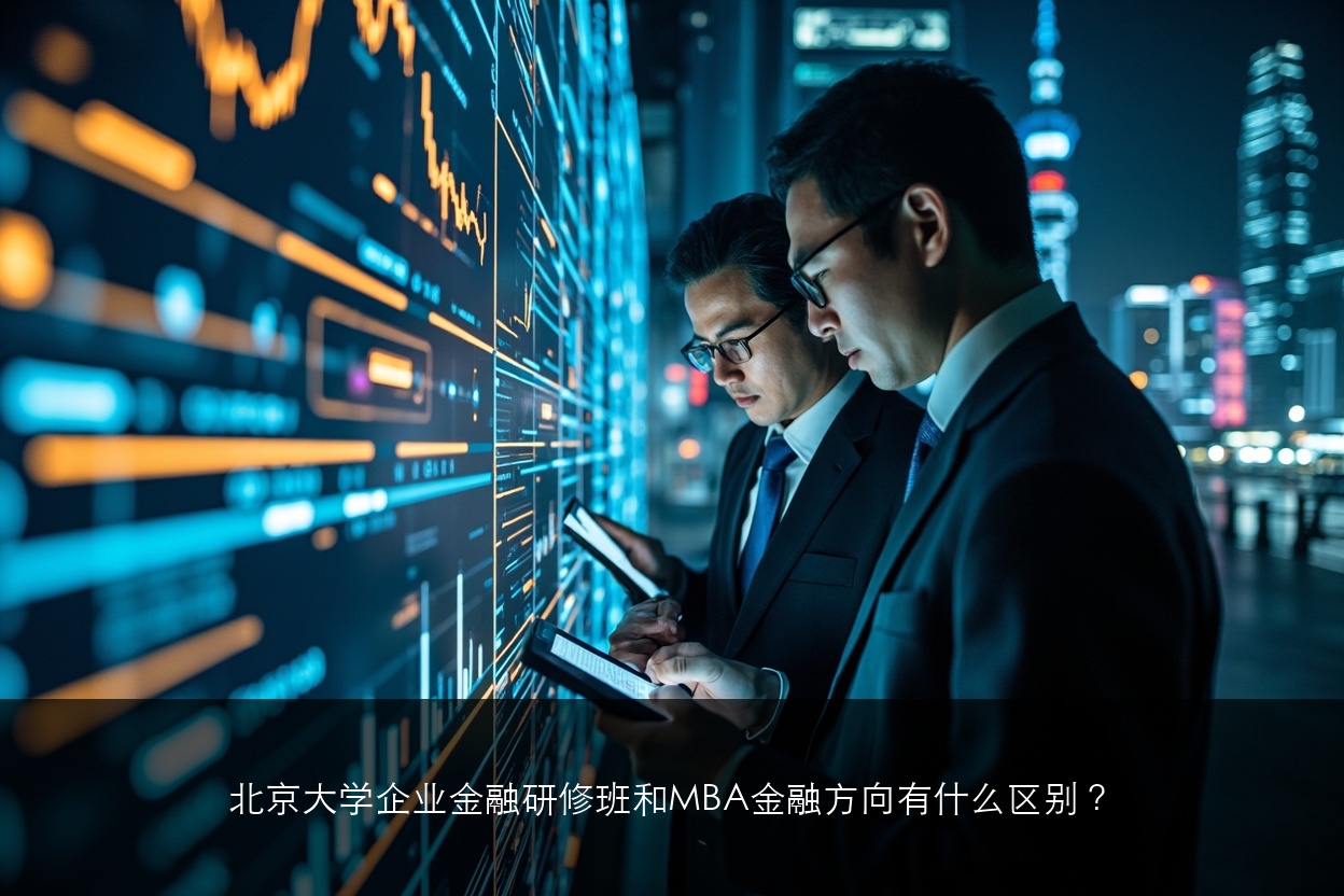 北京大学企业金融研修班和MBA金融方向有什么区别?