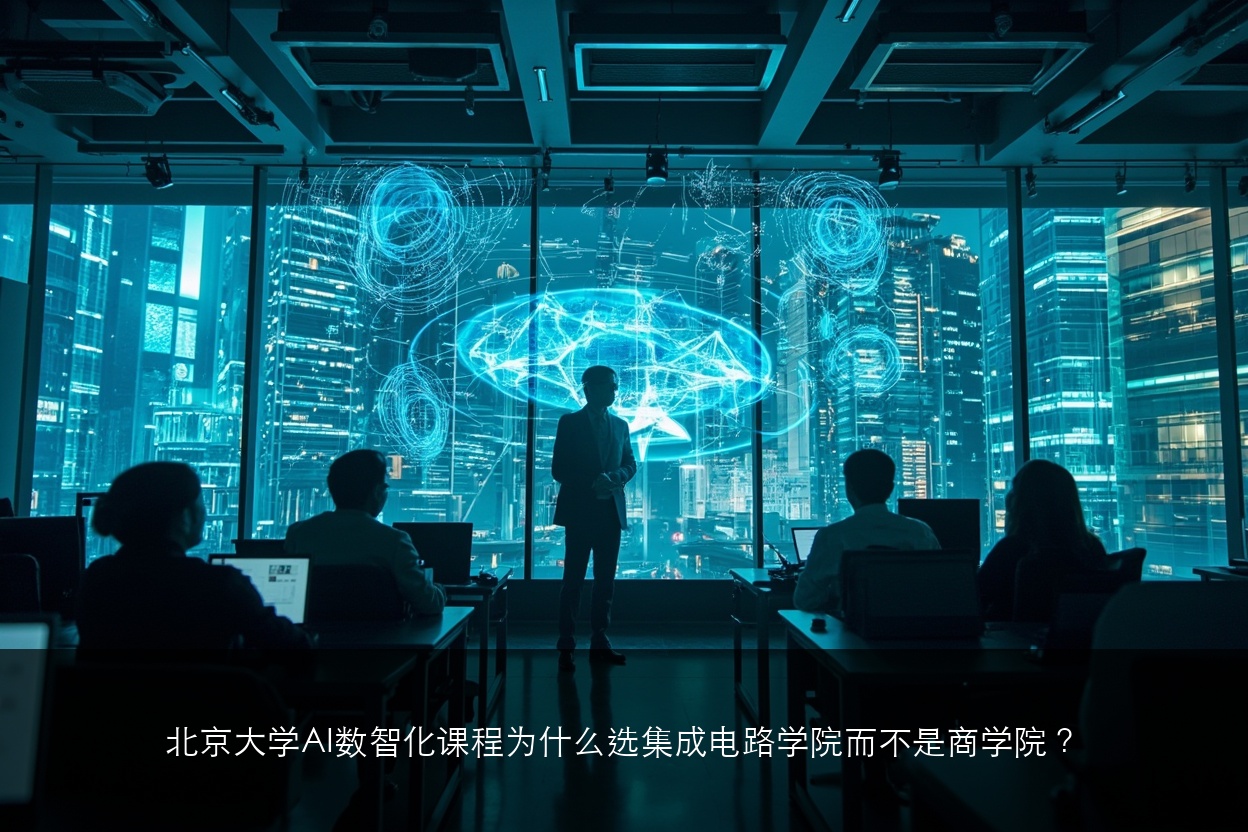 北京大学AI数智化课程为什么选集成电路学院而不是商学院?
