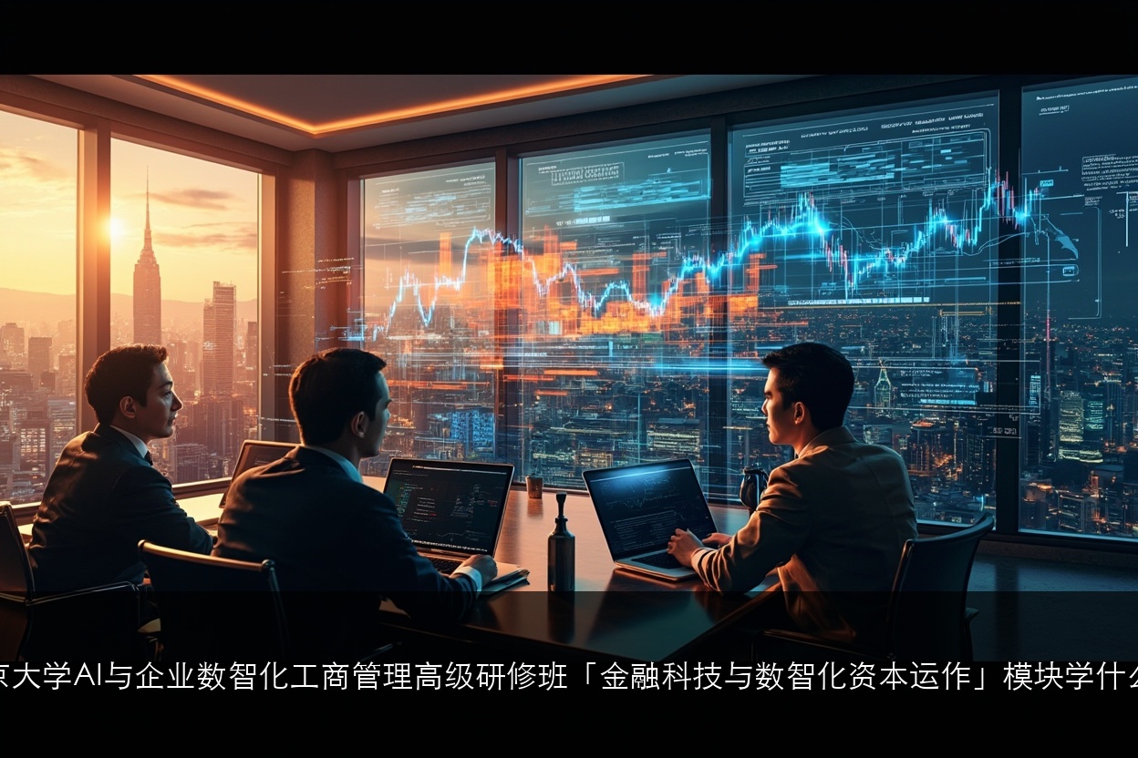 北京大学AI与企业数智化工商管理高级研修班「金融科技与数智化资本运作」模块学什么?