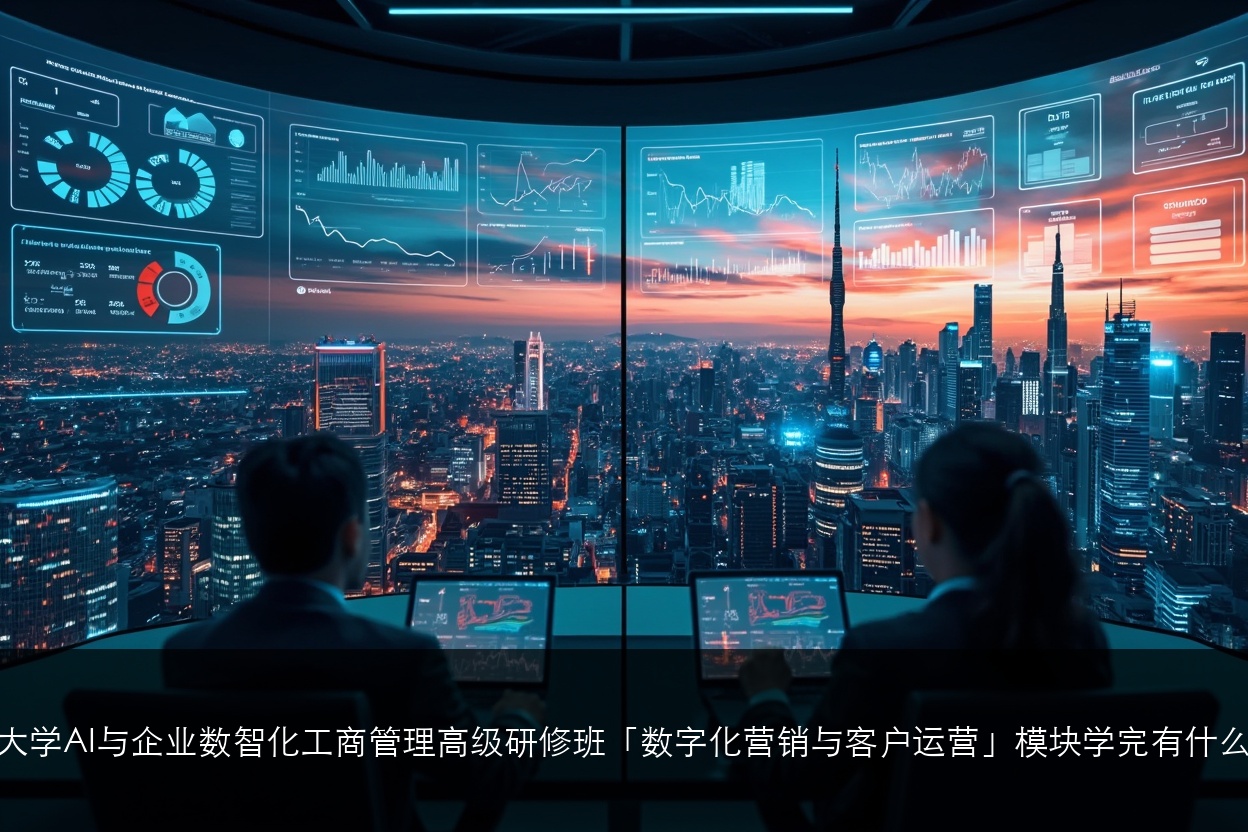 北京大学AI与企业数智化工商管理高级研修班「数字化营销与客户运营」模块学完有什么用?