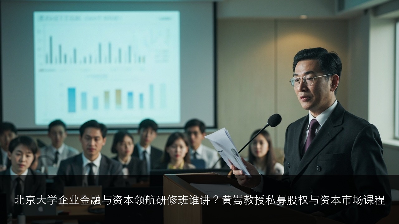 北京大学企业金融与资本领航研修班谁讲？黄嵩教授私募股权与资本市场课程