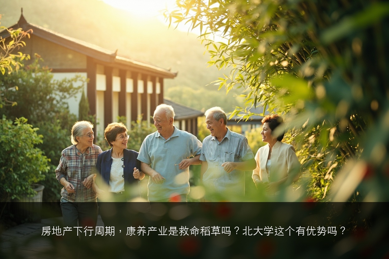 房地产下行周期,康养产业是救命稻草吗?北大学这个有优势吗?