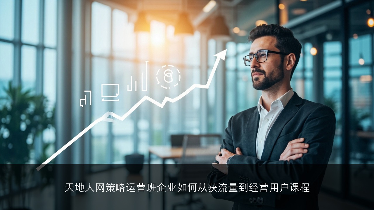 天地人网策略运营班企业如何从获流量到经营用户课程
