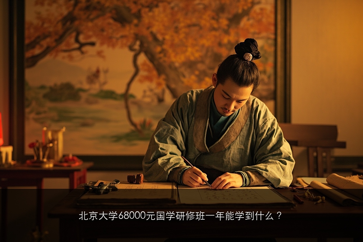 北京大学68000元国学研修班一年能学到什么?