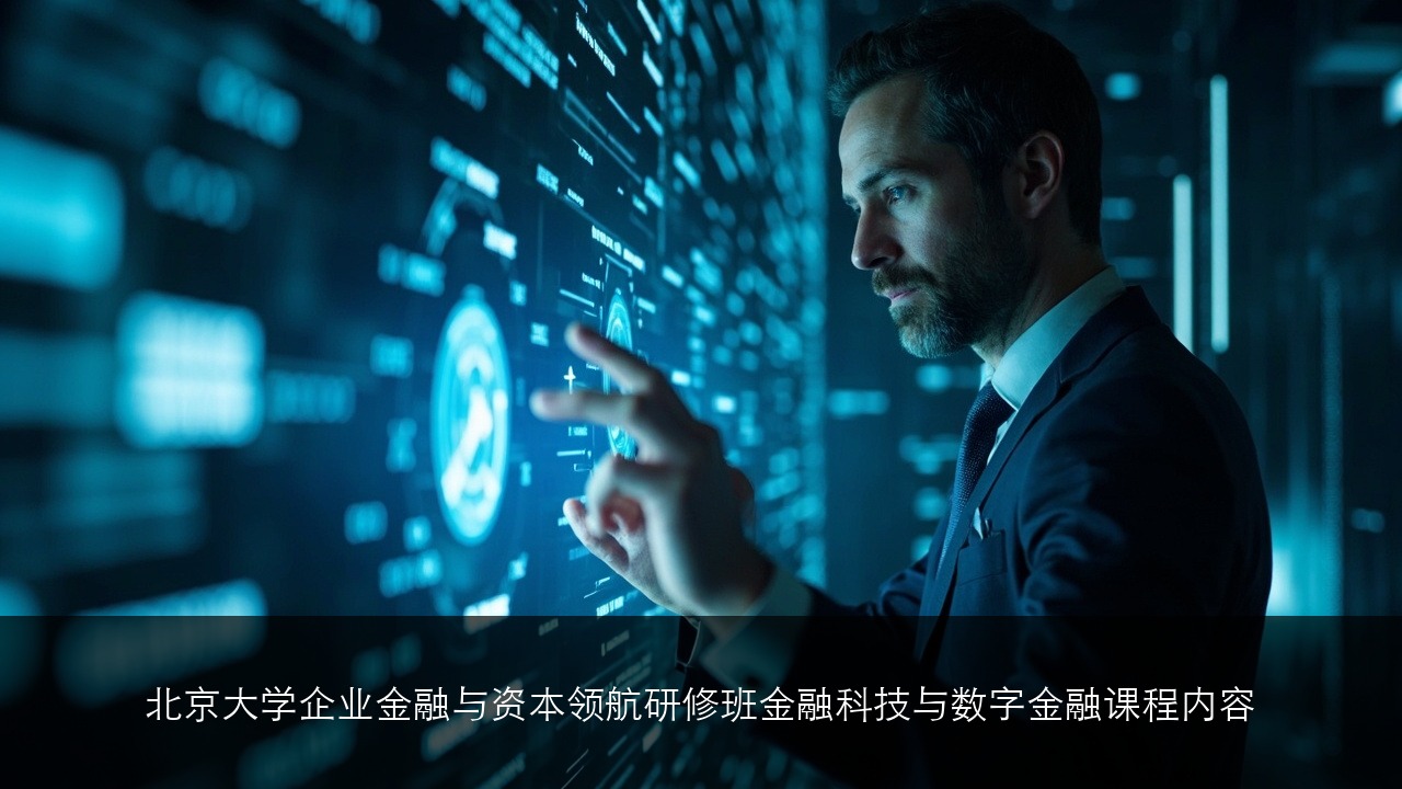 北京大学企业金融与资本领航研修班金融科技与数字金融课程内容