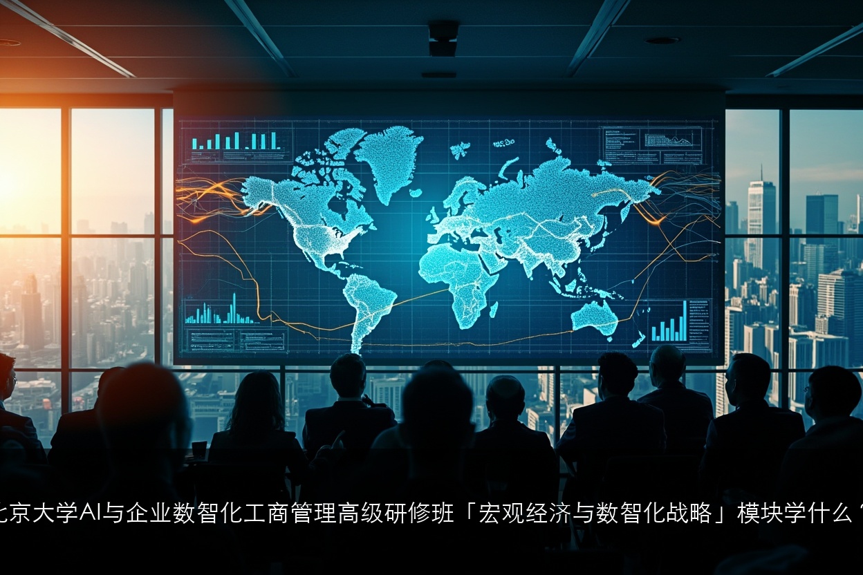 北京大学AI与企业数智化工商管理高级研修班「宏观经济与数智化战略」模块学什么?