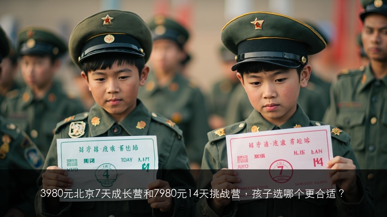 3980元北京7天成长营和7980元14天挑战营,孩子选哪个更合适?