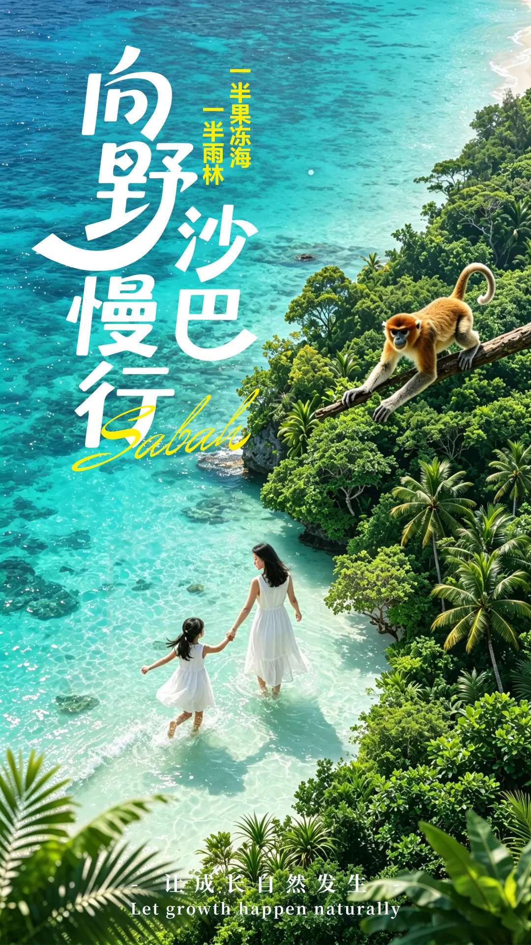 UYoung青少年营地沙巴亲子6天:从婆罗洲雨林到果冻海,给孩子一场会发光的自然成长之旅