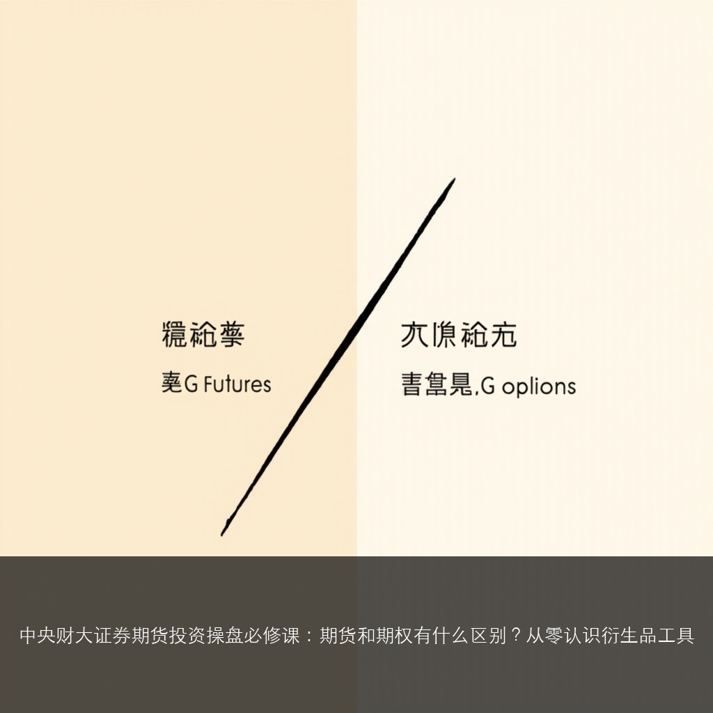 中央财大证券期货投资操盘必修课:期货和期权有什么区别?从零认识衍生品工具