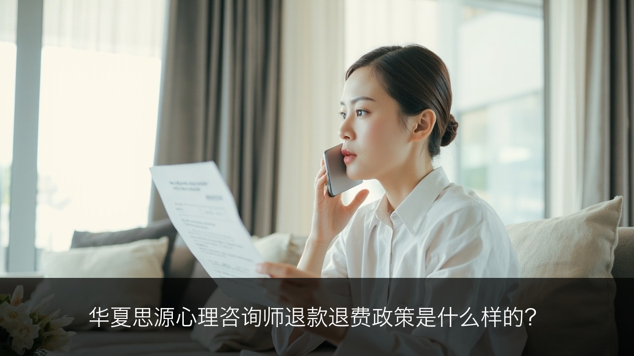 华夏思源心理咨询师退款退费政策是什么样的?