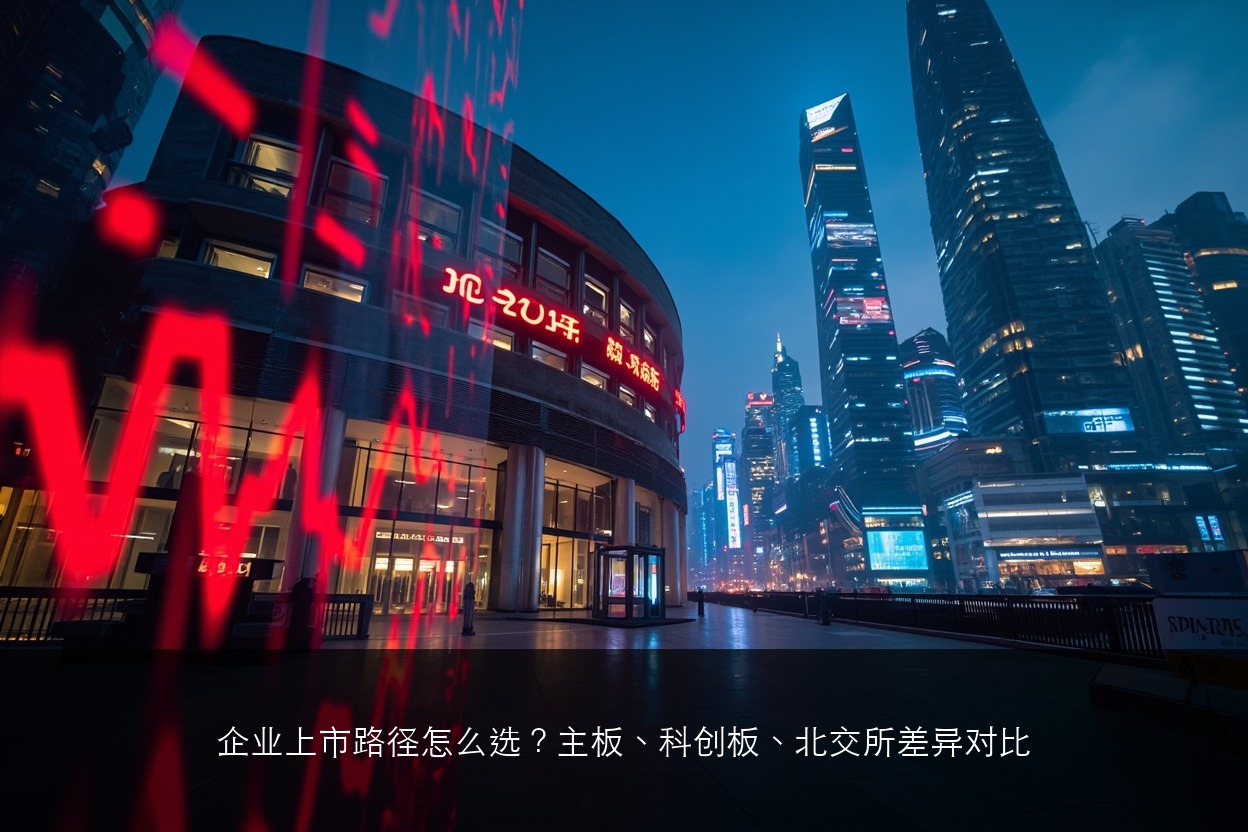 企业上市路径怎么选?主板、科创板、北交所差异对比