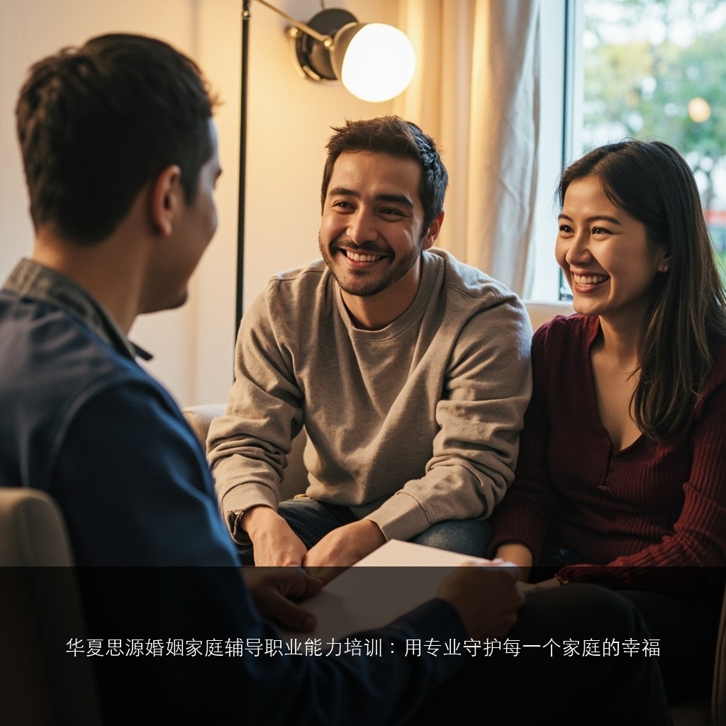 华夏思源婚姻家庭辅导职业能力培训:用专业守护每一个家庭的幸福