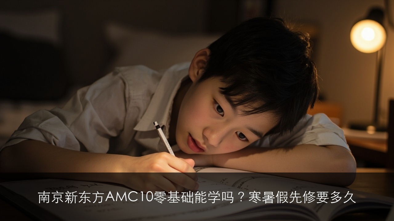 南京新东方AMC10零基础能学吗?寒暑假先修要多久