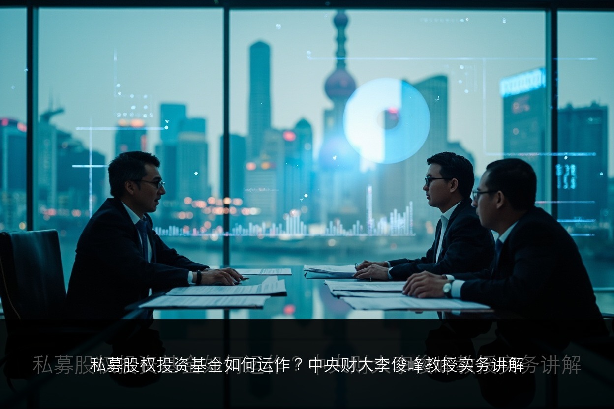 私募股权投资基金如何运作?中央财大李俊峰教授实务讲解