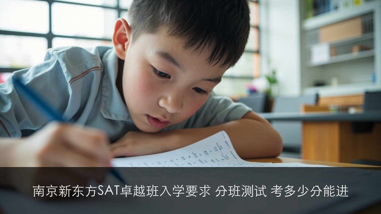 南京新东方SAT卓越班入学要求 分班测试 考多少分能进