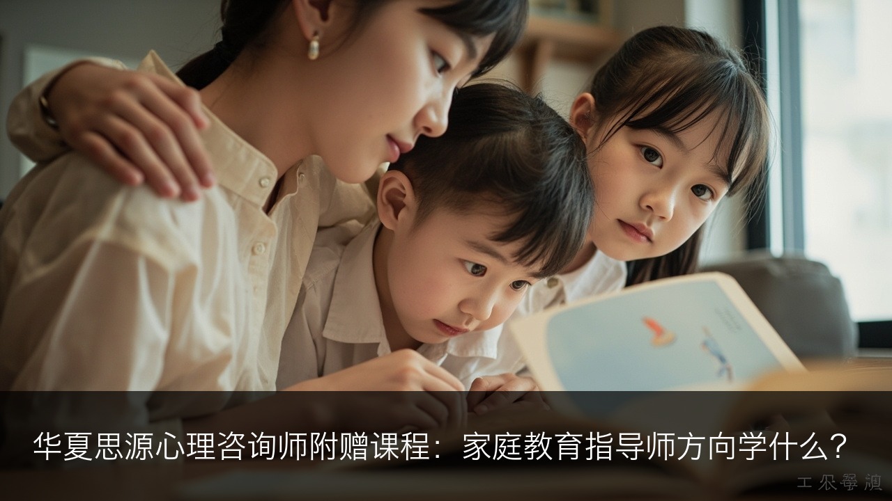 华夏思源心理咨询师附赠课程:家庭教育指导师方向学什么?