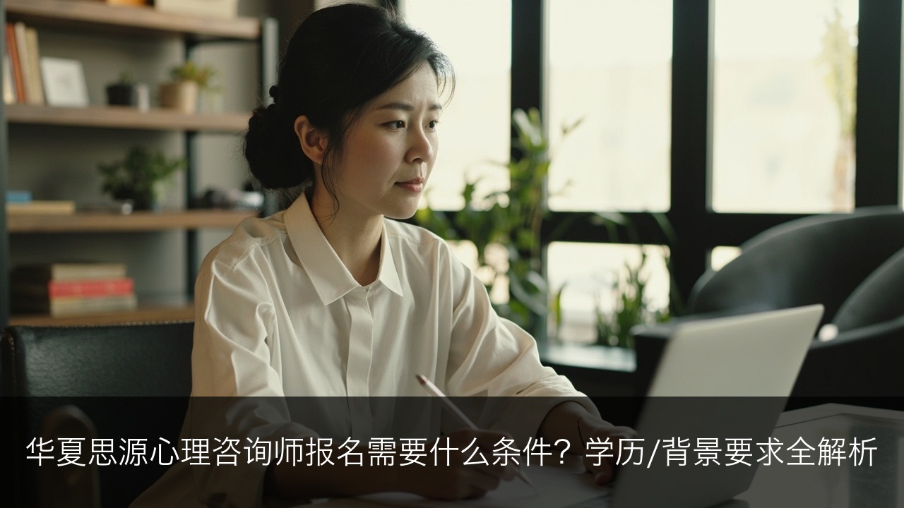 华夏思源心理咨询师报名需要什么条件?学历/背景要求全解析